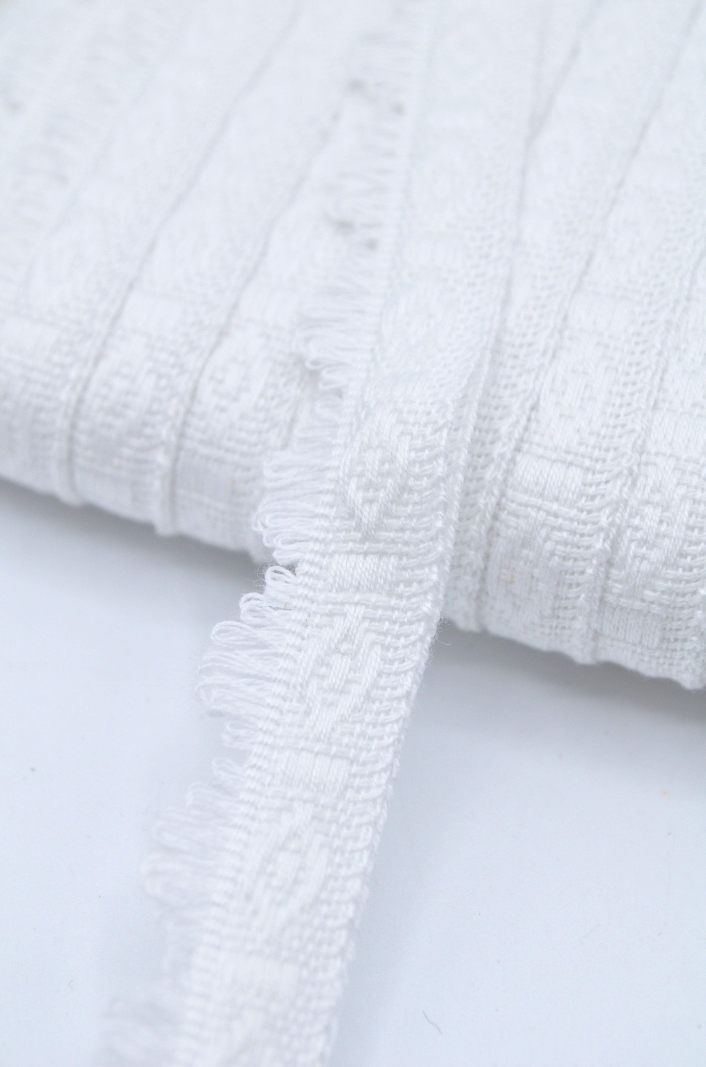 Pasmanterie De Bumbac, 15mm, Alb