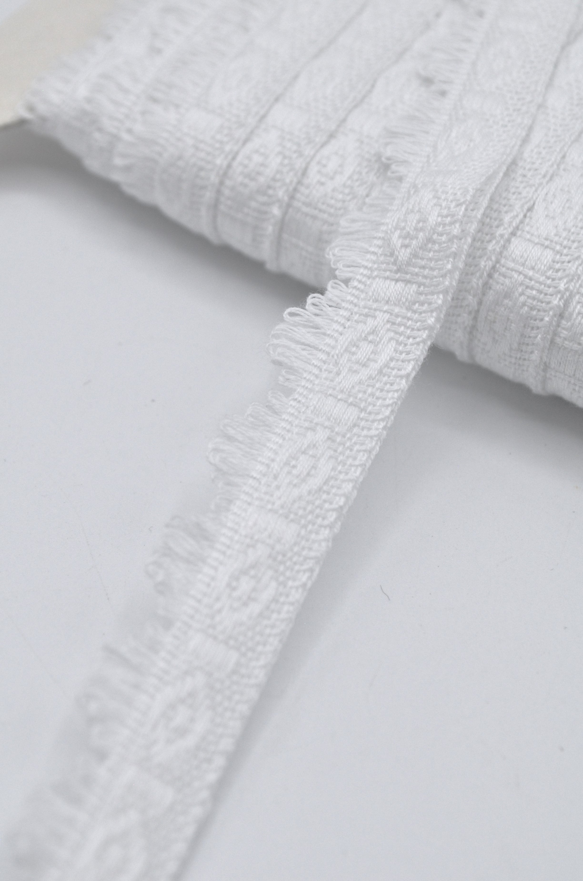 Pasmanterie De Bumbac, 15mm, Alb