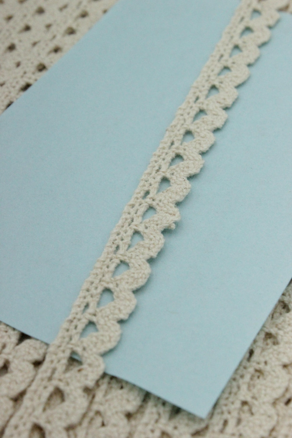 Dantela De Bumbac 10mm, Bej