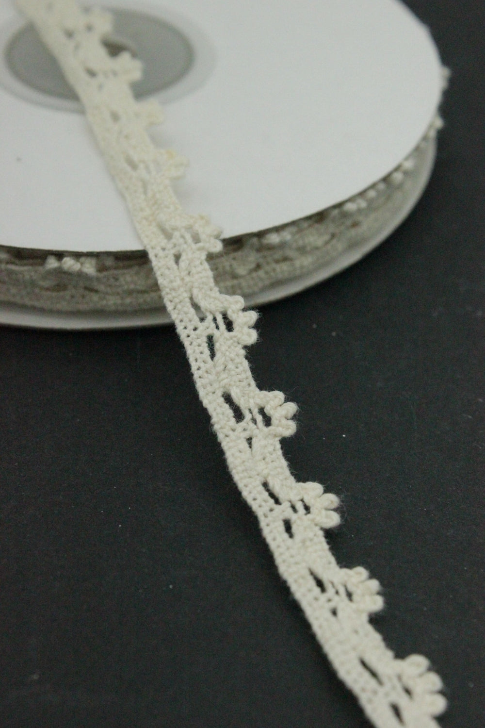 Dantela De Bumbac, 10mm, Bej