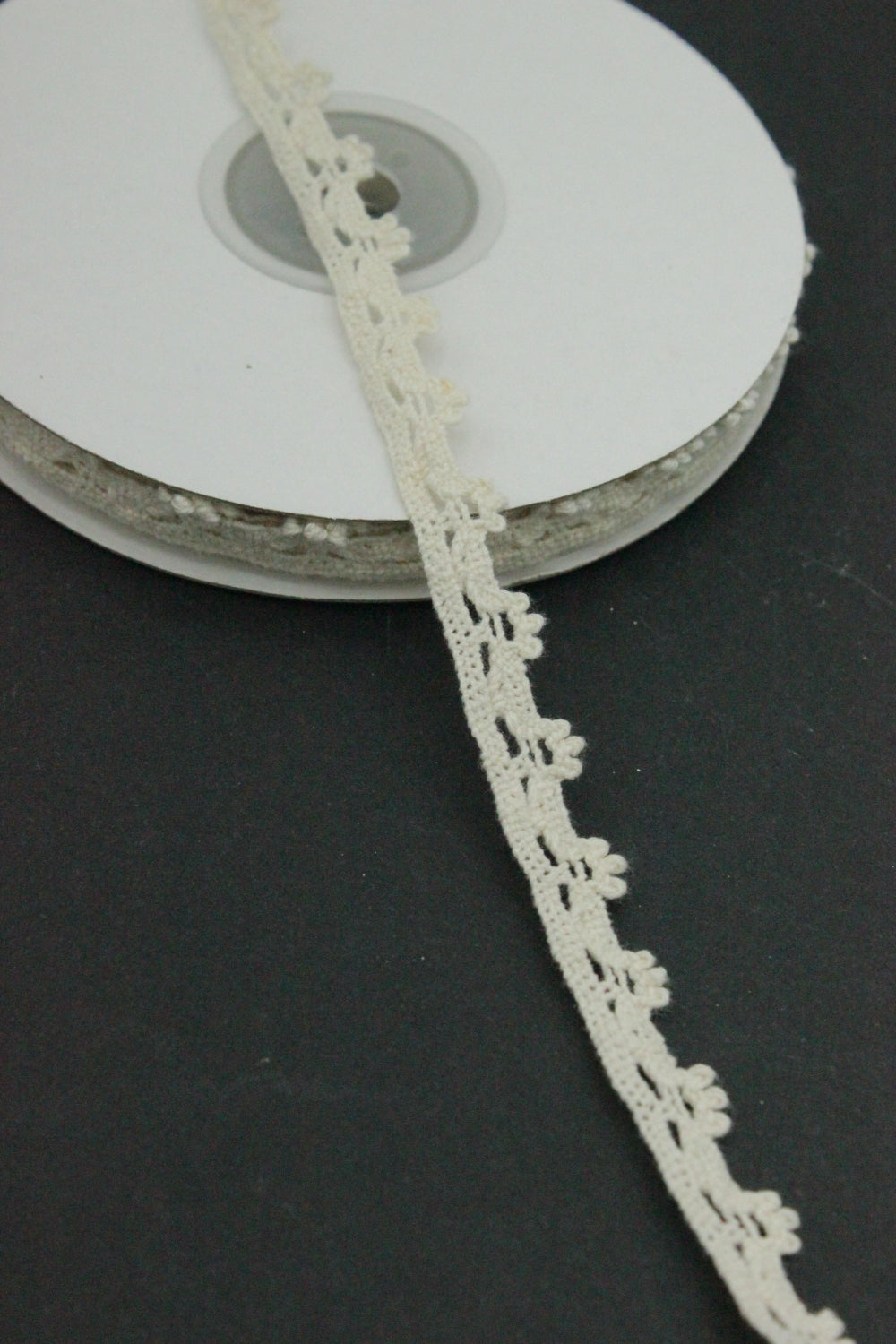 Dantela De Bumbac, 10mm, Bej