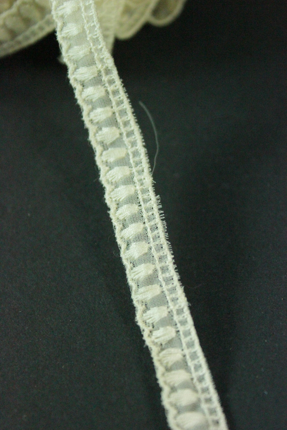 Dantela De Bumbac, 10mm,Crem