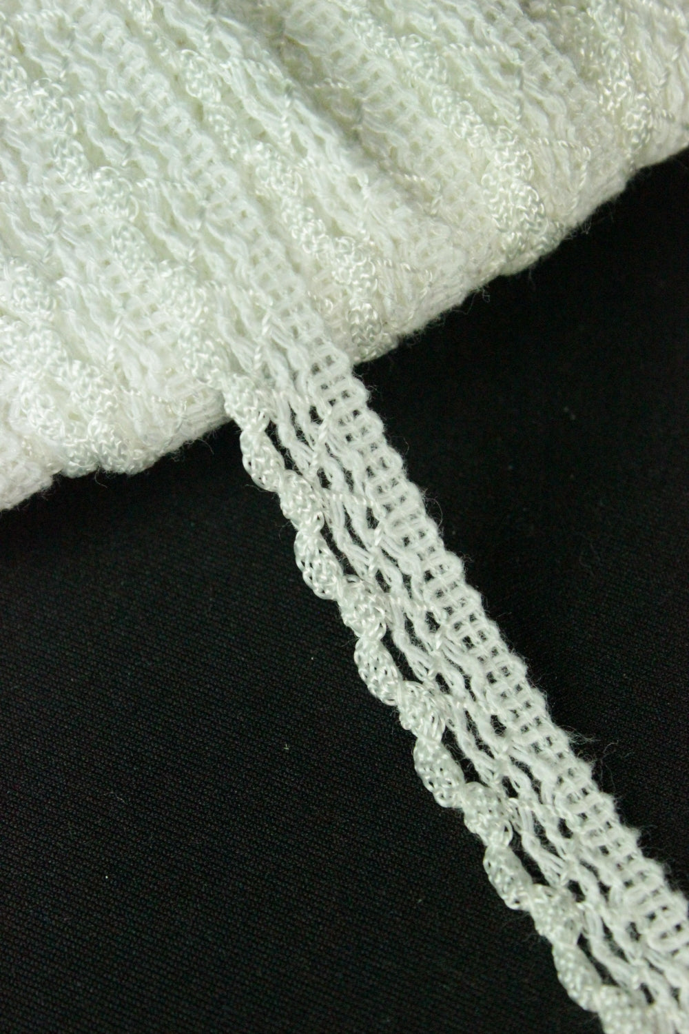 Dantela De Bumbac 12mm, Ivoire