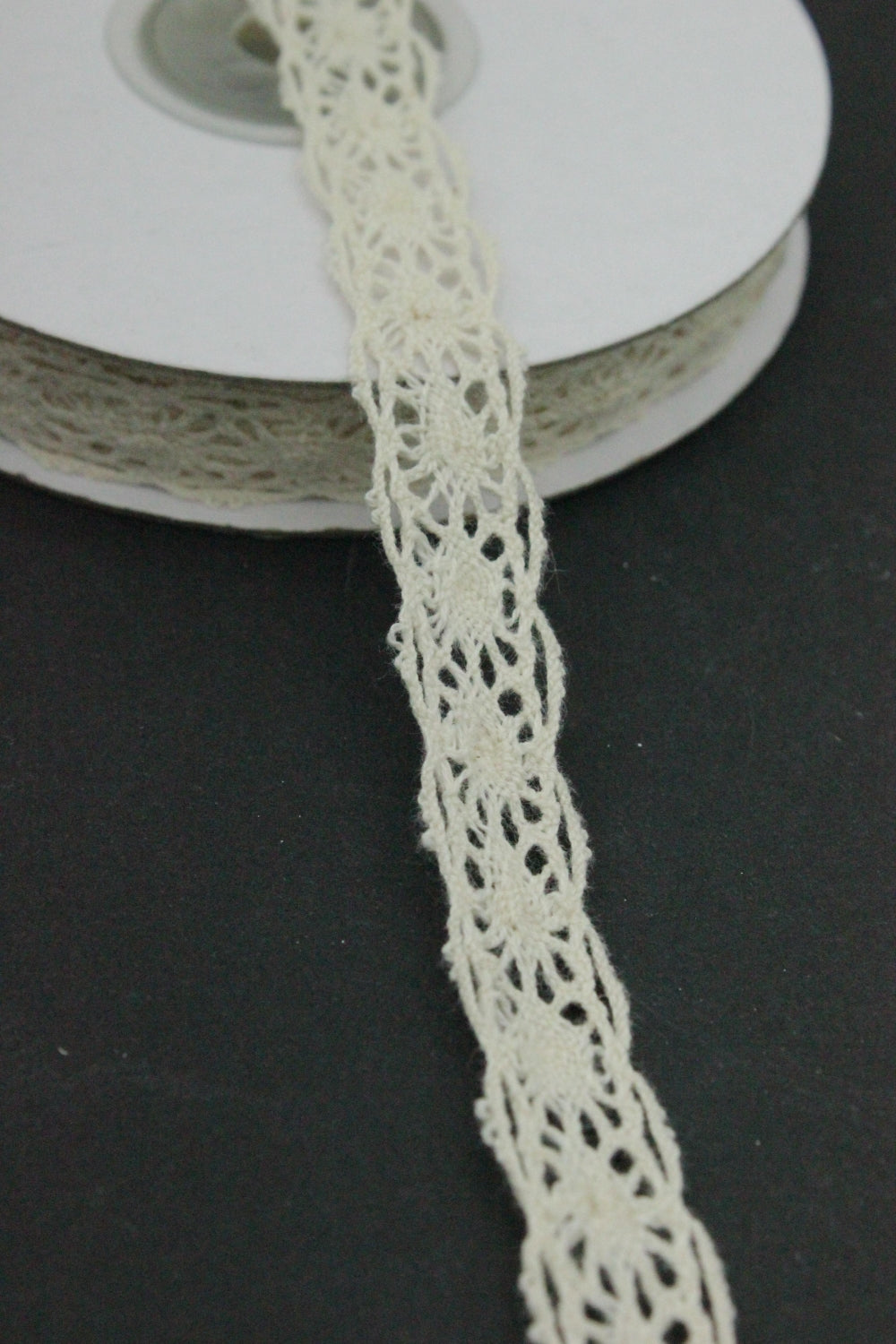 Dantela De Bumbac 15mm, Bej