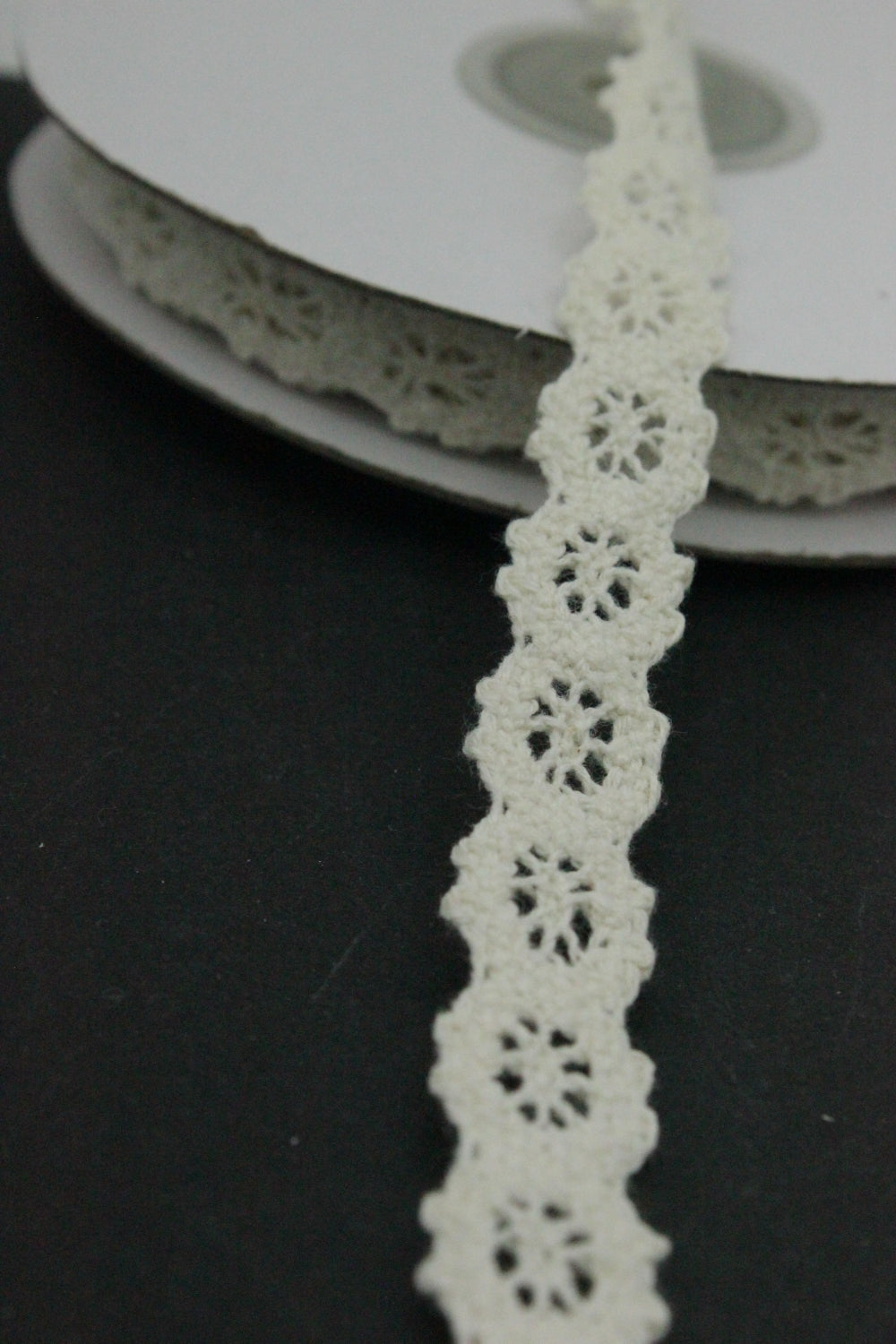 Dantela De Bumbac, 15mm, Crem