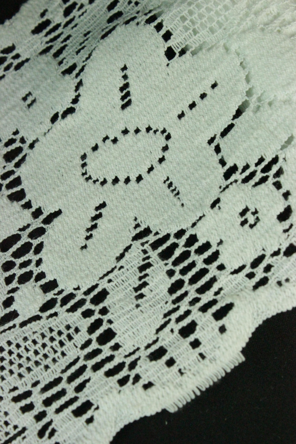 Dantela De Bumbac 160mm, Alb