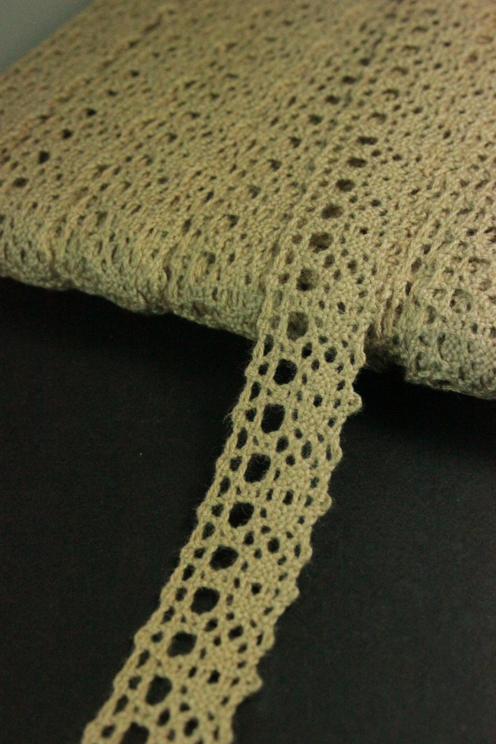 Dantela De Bumbac, 16mm, Bej