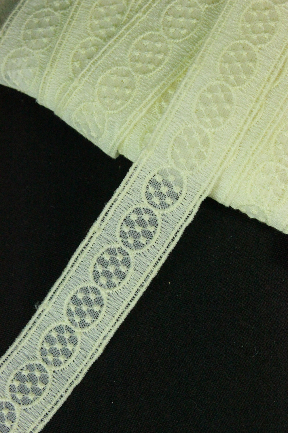 Dantela De Bumbac 20mm, Crem