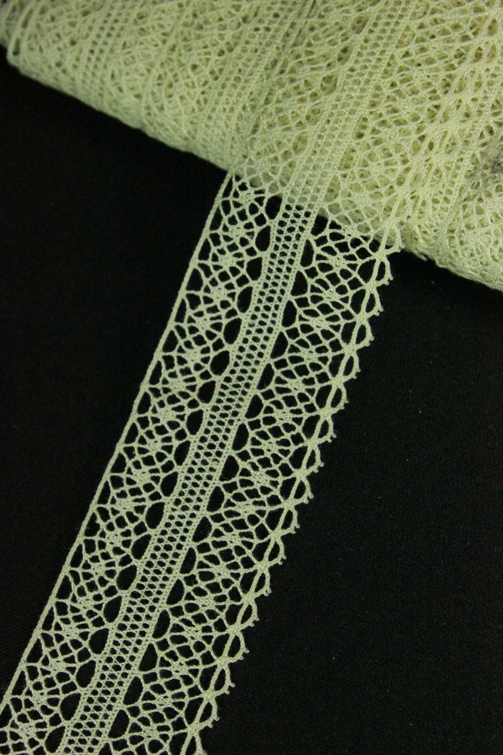 Dantela De Bumbac 30mm, Bej