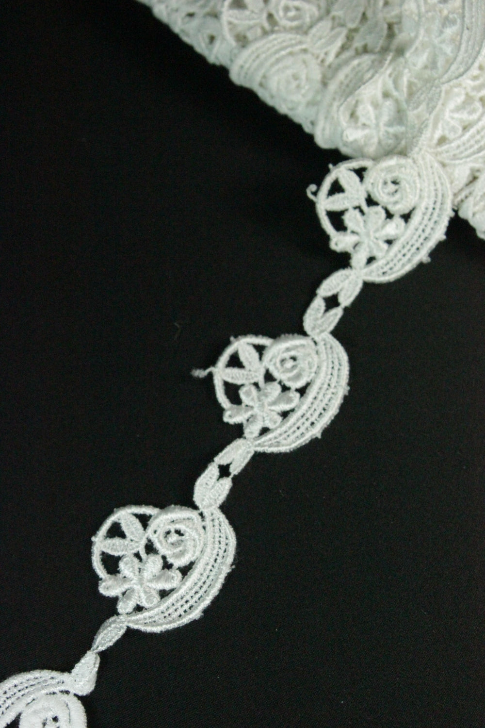 Dantela De Bumbac 35mm, Ivoire