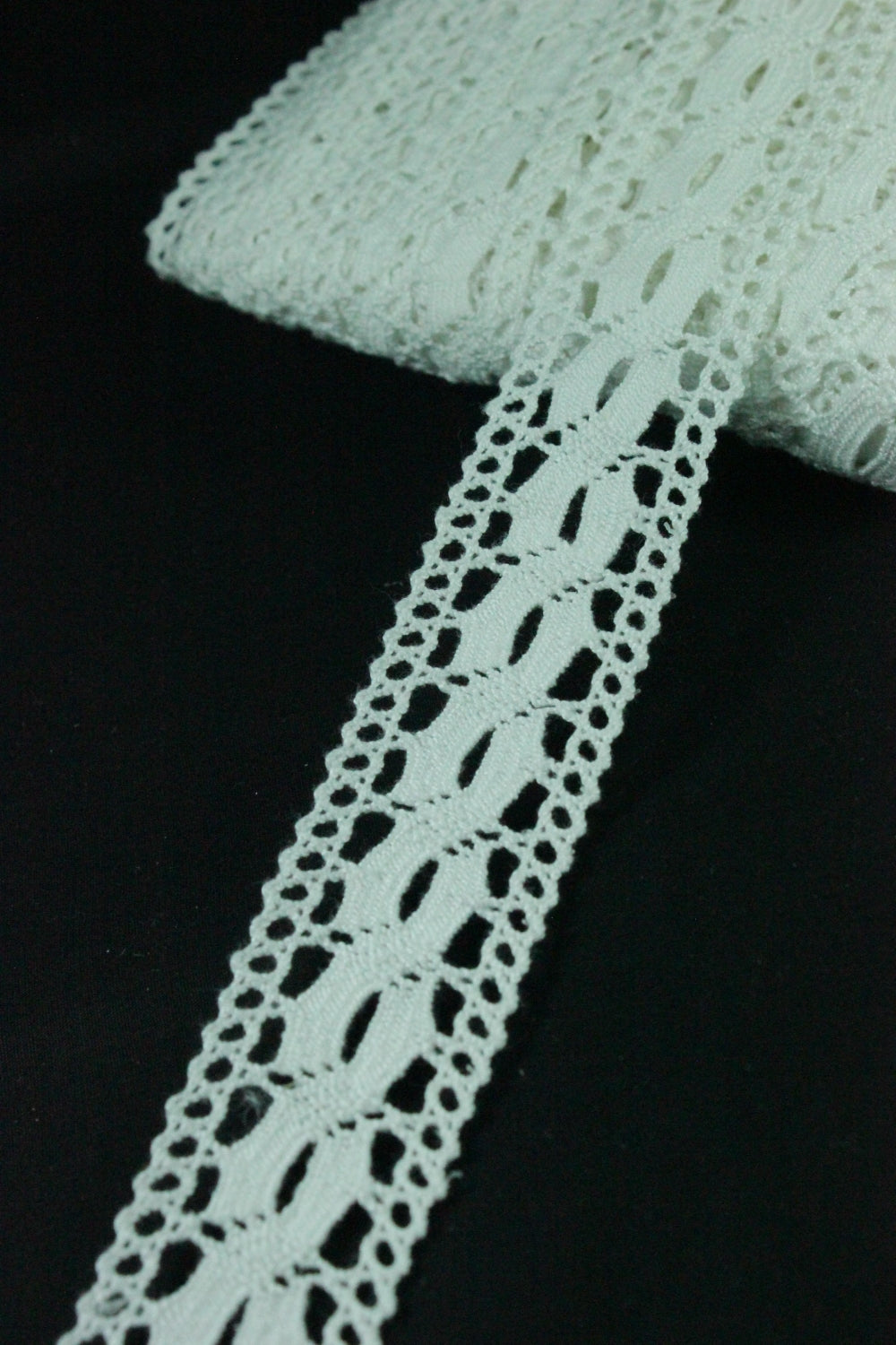 Dantela De Bumbac 35mm, Ivoire