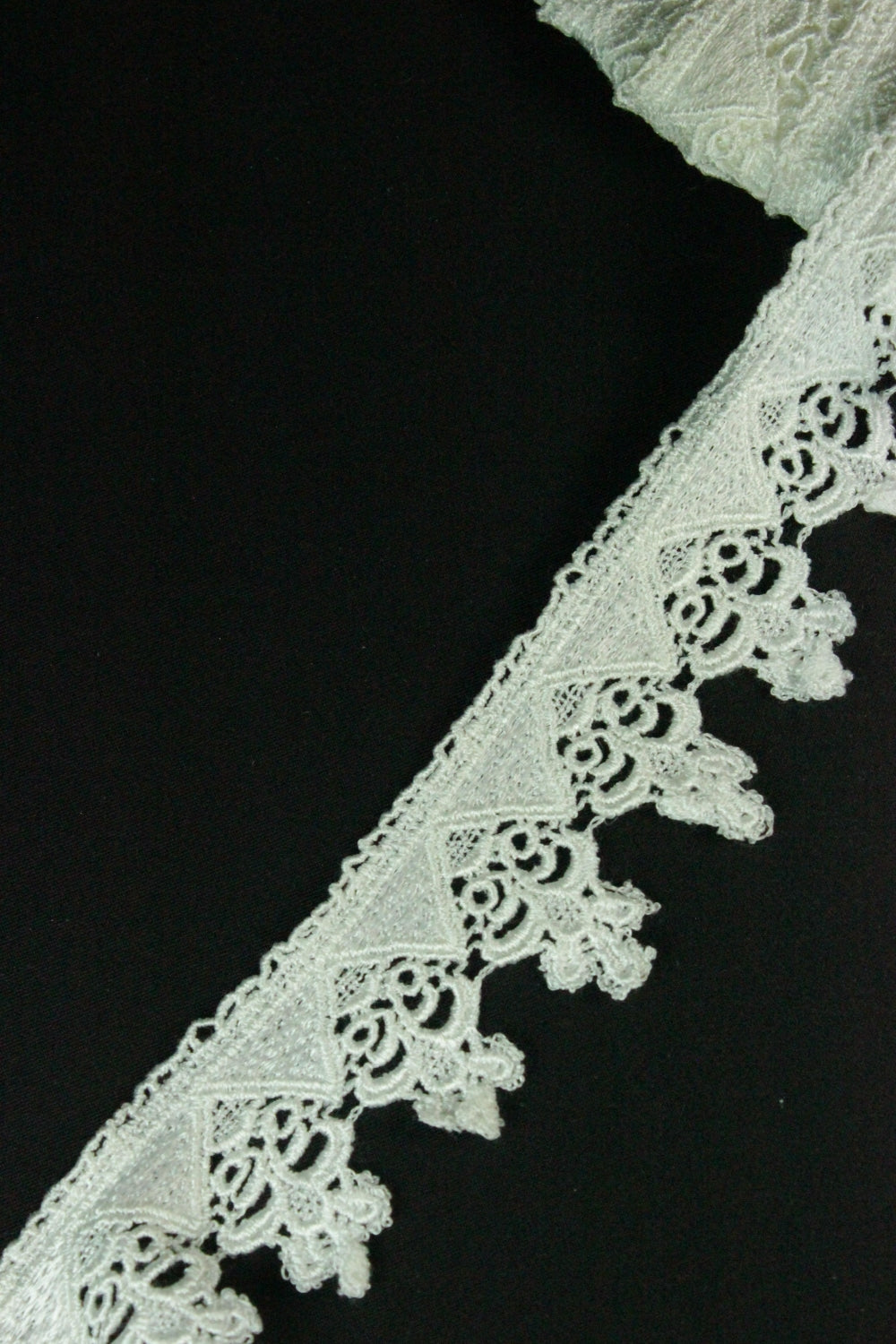 Dantela De Bumbac 45mm, Ivoire