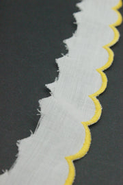 Dantela De Bumbac, 4cm, Galben