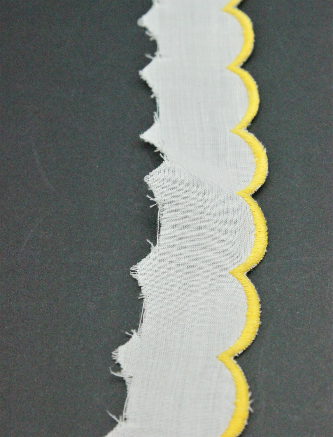 Dantela De Bumbac, 4cm, Galben