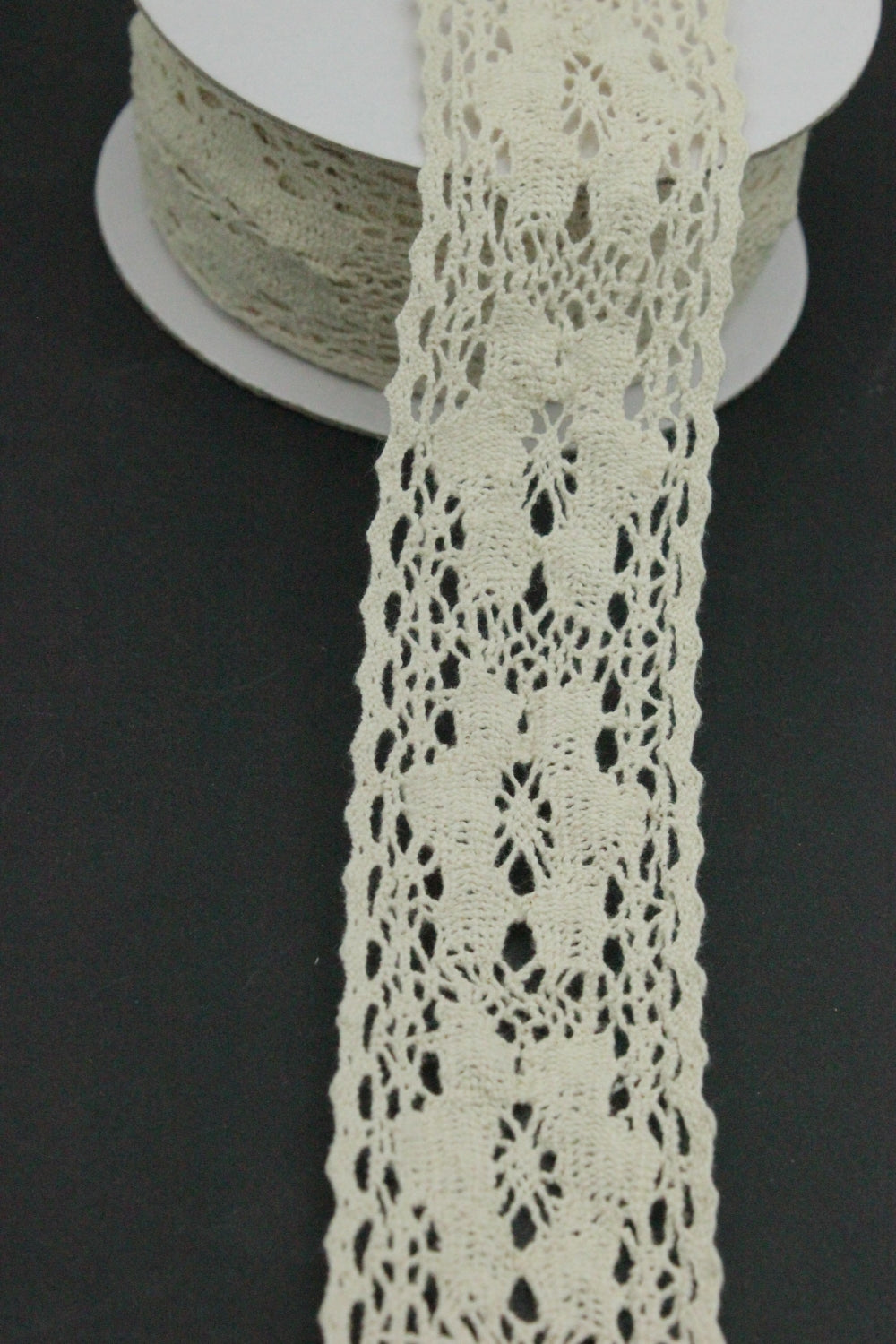 Dantela De Bumbac, 55mm, Bej