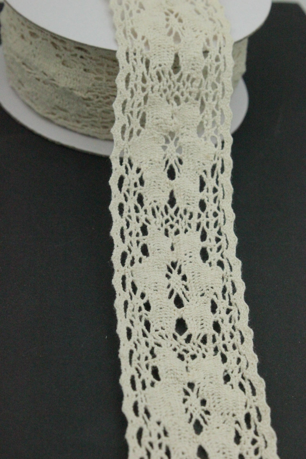 Dantela De Bumbac, 55mm, Bej