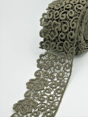 Dantela De Bumbac, 7cm, Maro