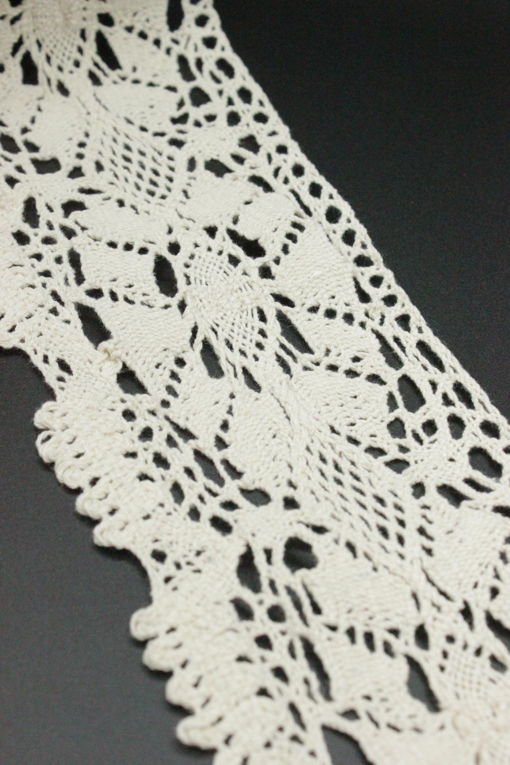 Dantela De Bumbac 9cm, Bej