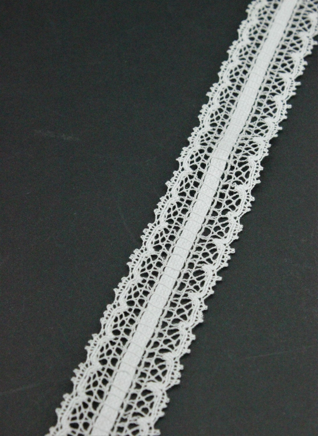 Dantela De Bumbac Cu Snur, 3cm, Ivoire