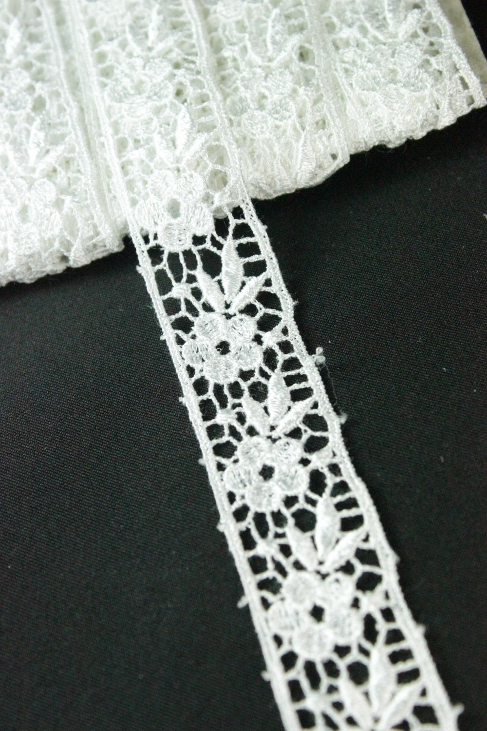 Dantela De Bumbac Ivoire, 20mm