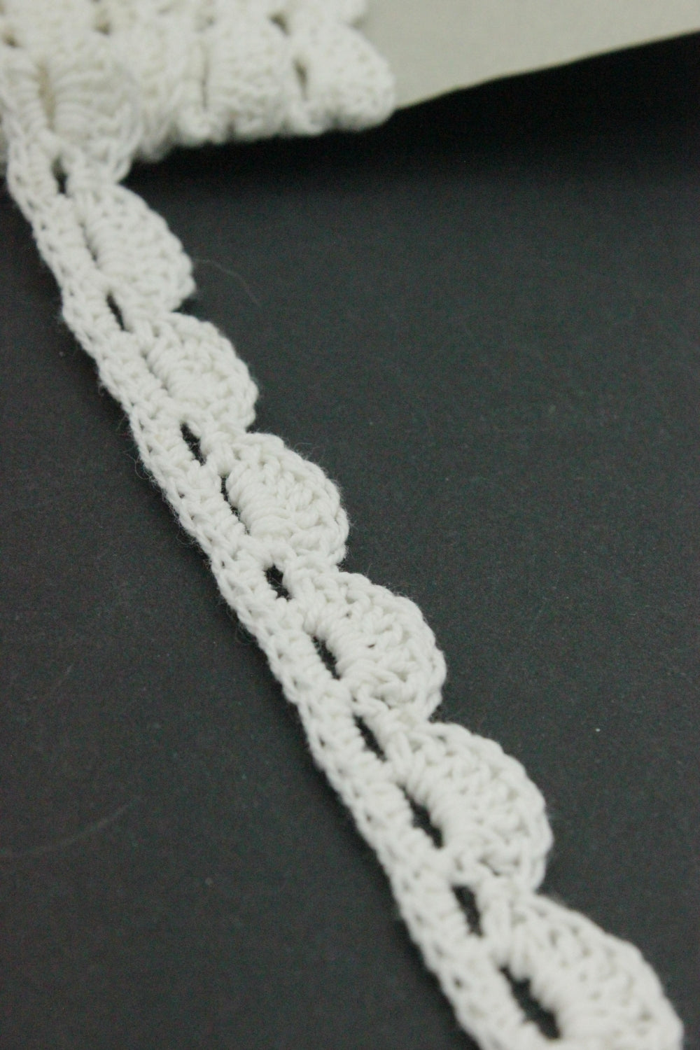 Dantela De Bumbac Macrame, 15mm, Ivoire