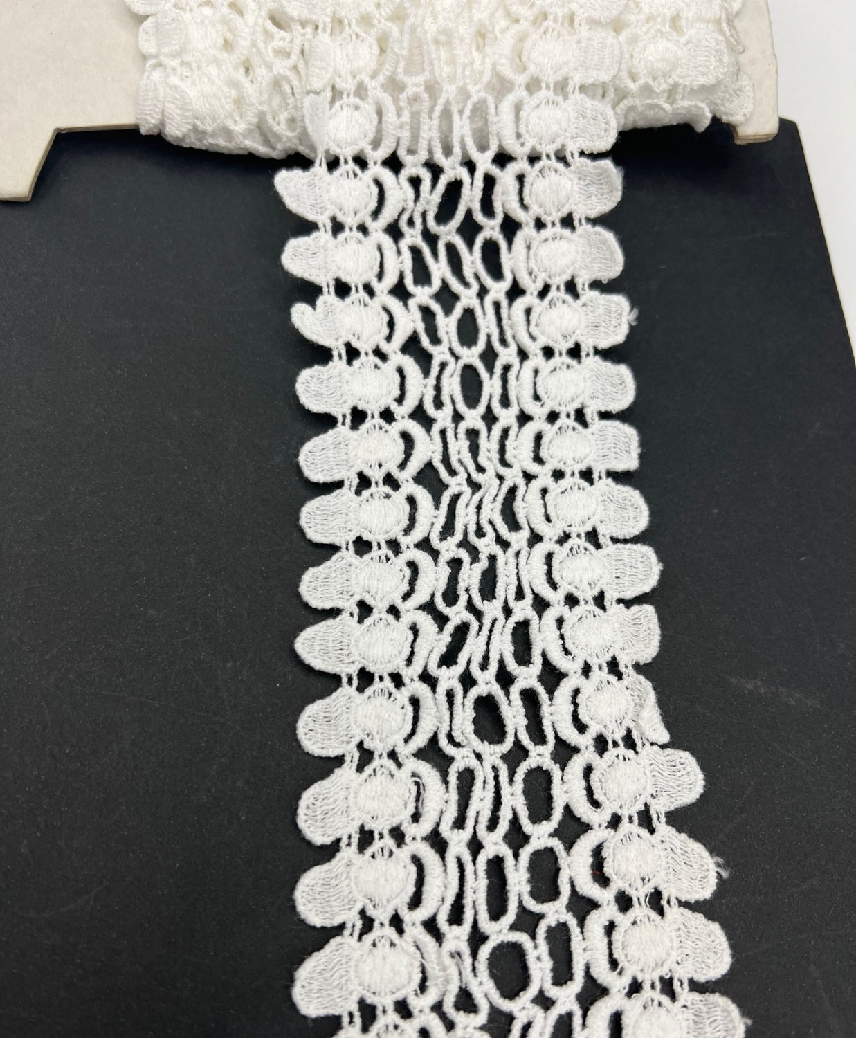 Dantela De Bumbac Sparta, 8cm, Ivoire