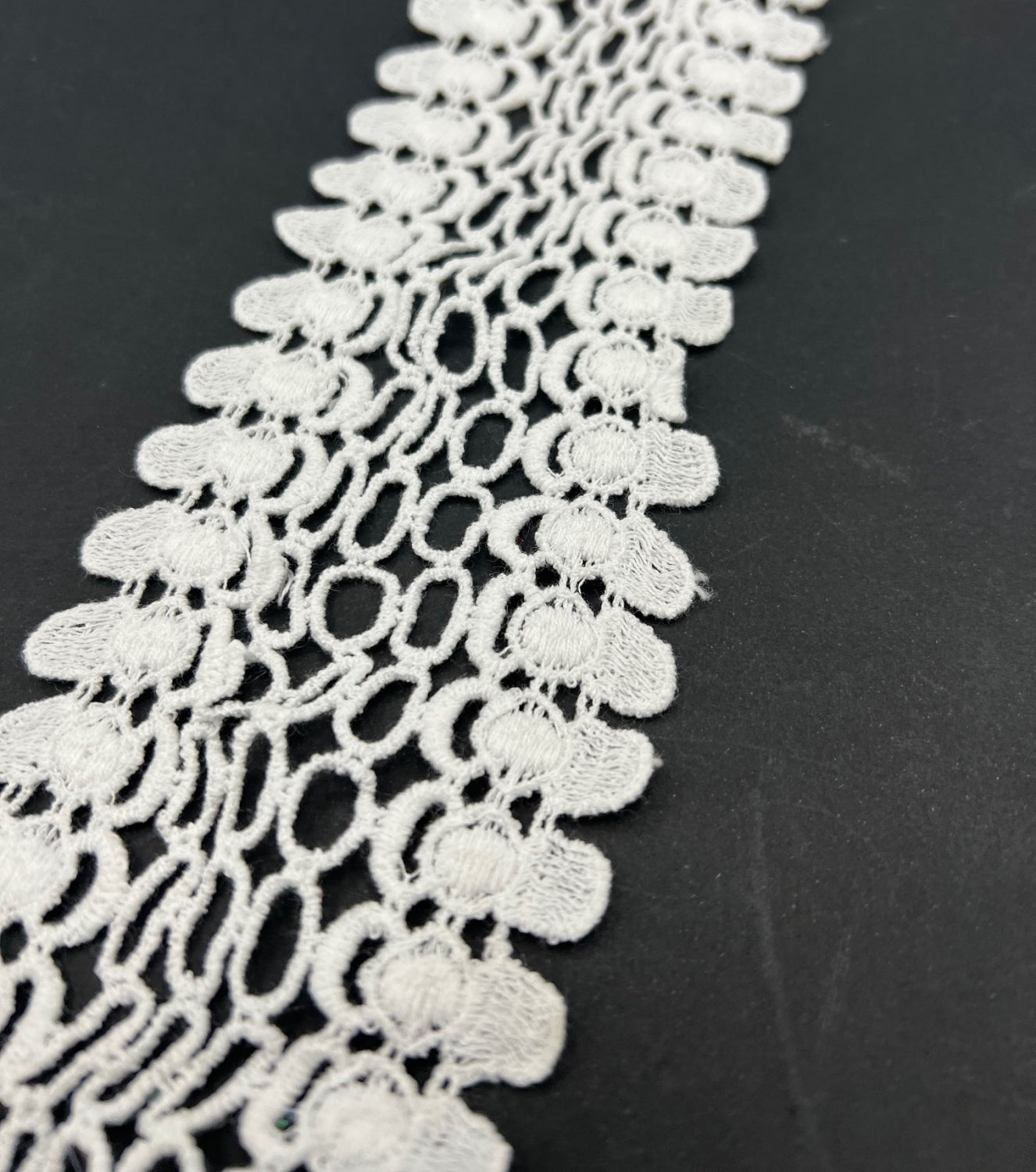 Dantela De Bumbac Sparta, 8cm, Ivoire