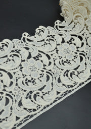 Dantela Sparta Din Lana 20cm, Ivoire