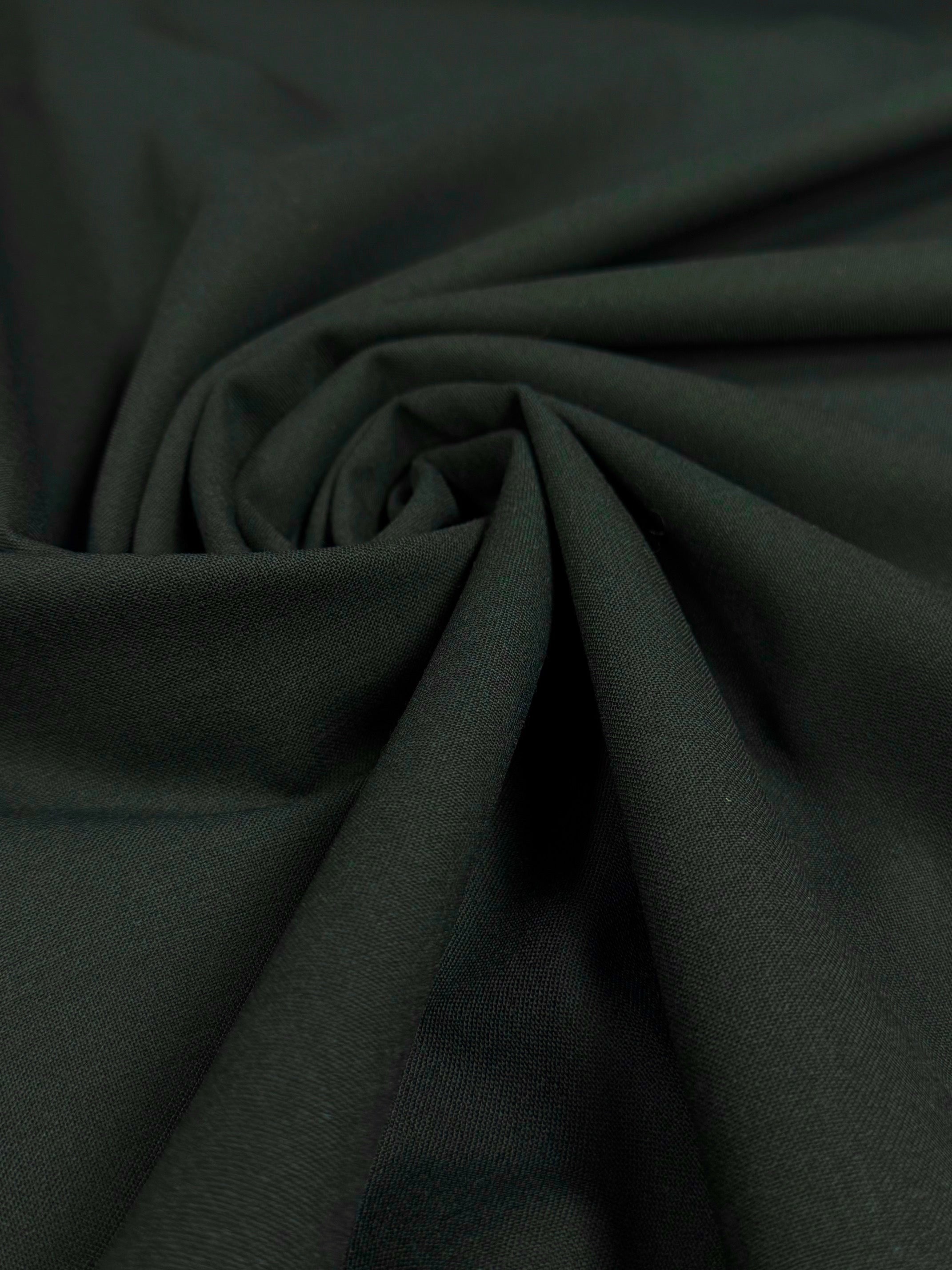 Stofa Tergal De Lana Cu Elastan, Verde Inchis