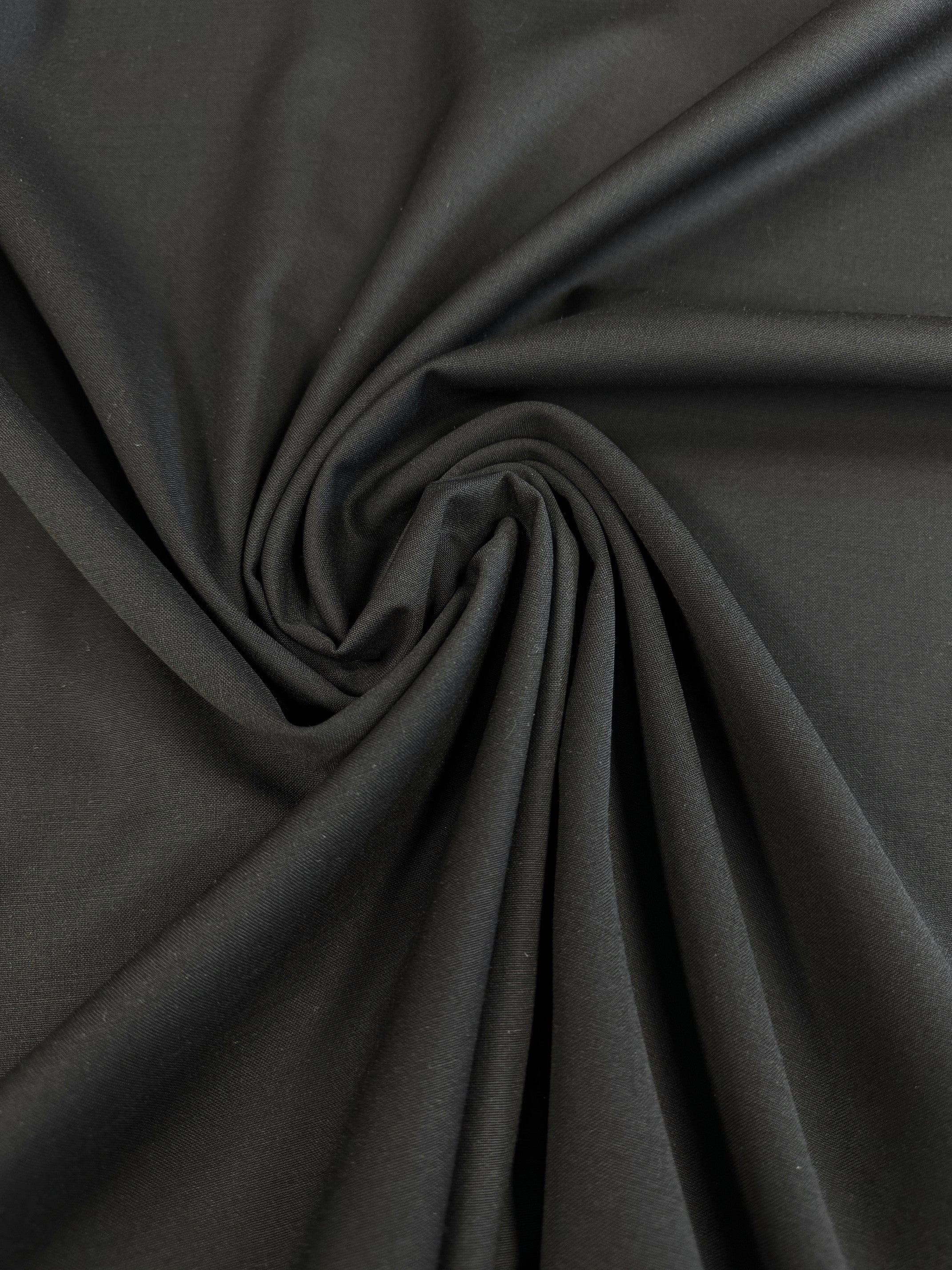 Stofa Tergal De Lana Cu Elastan, Negru