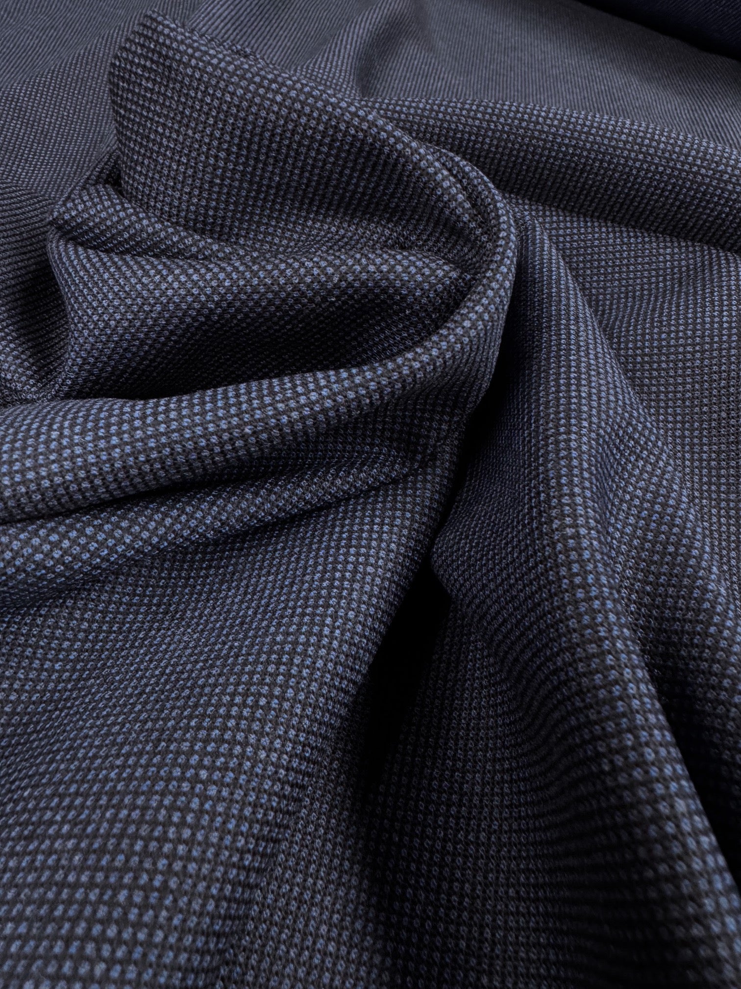 Stofa Cu Lana Pepit Bleumarin