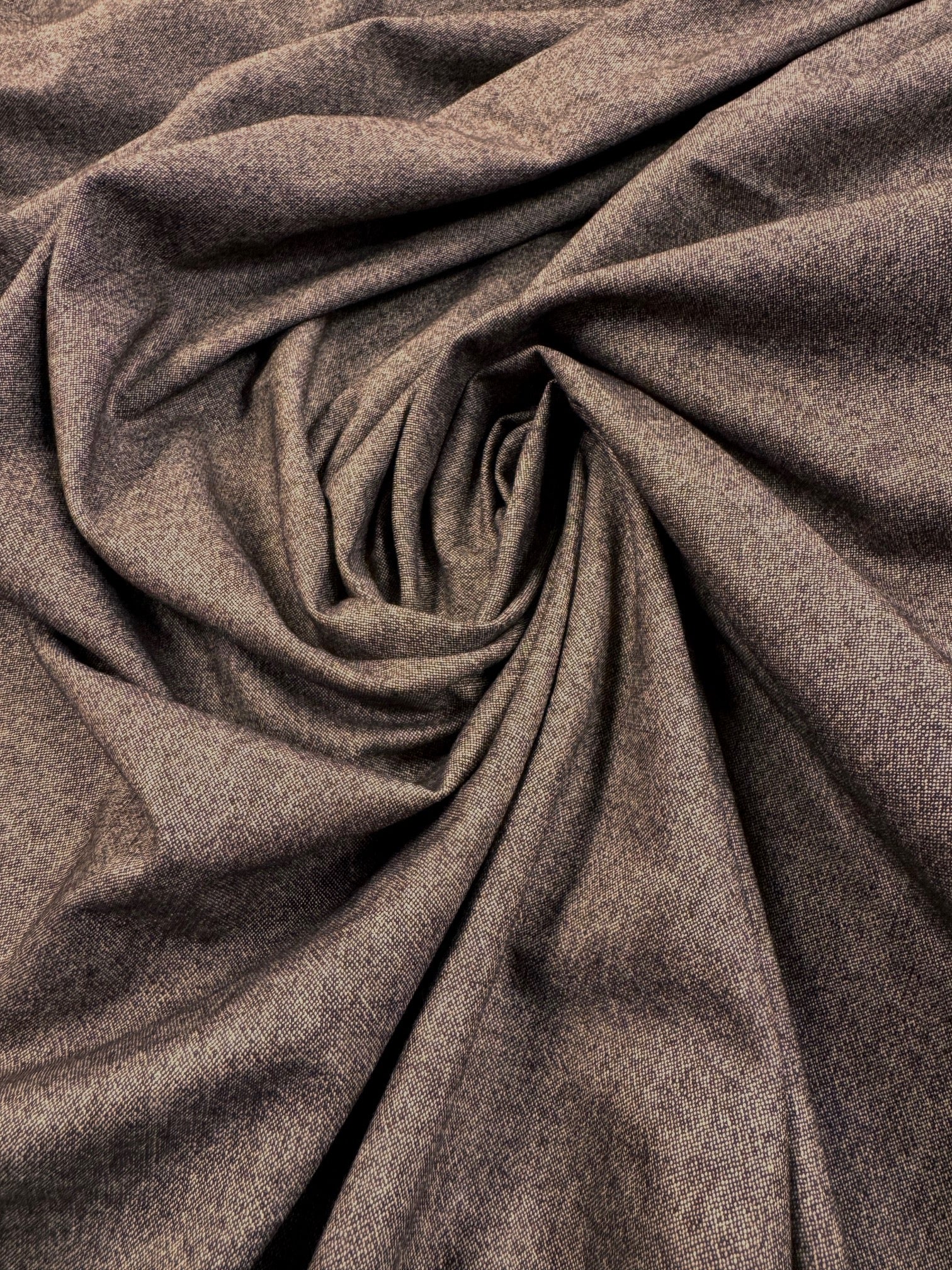 Stofa Subtire De Lana Pepit Maro