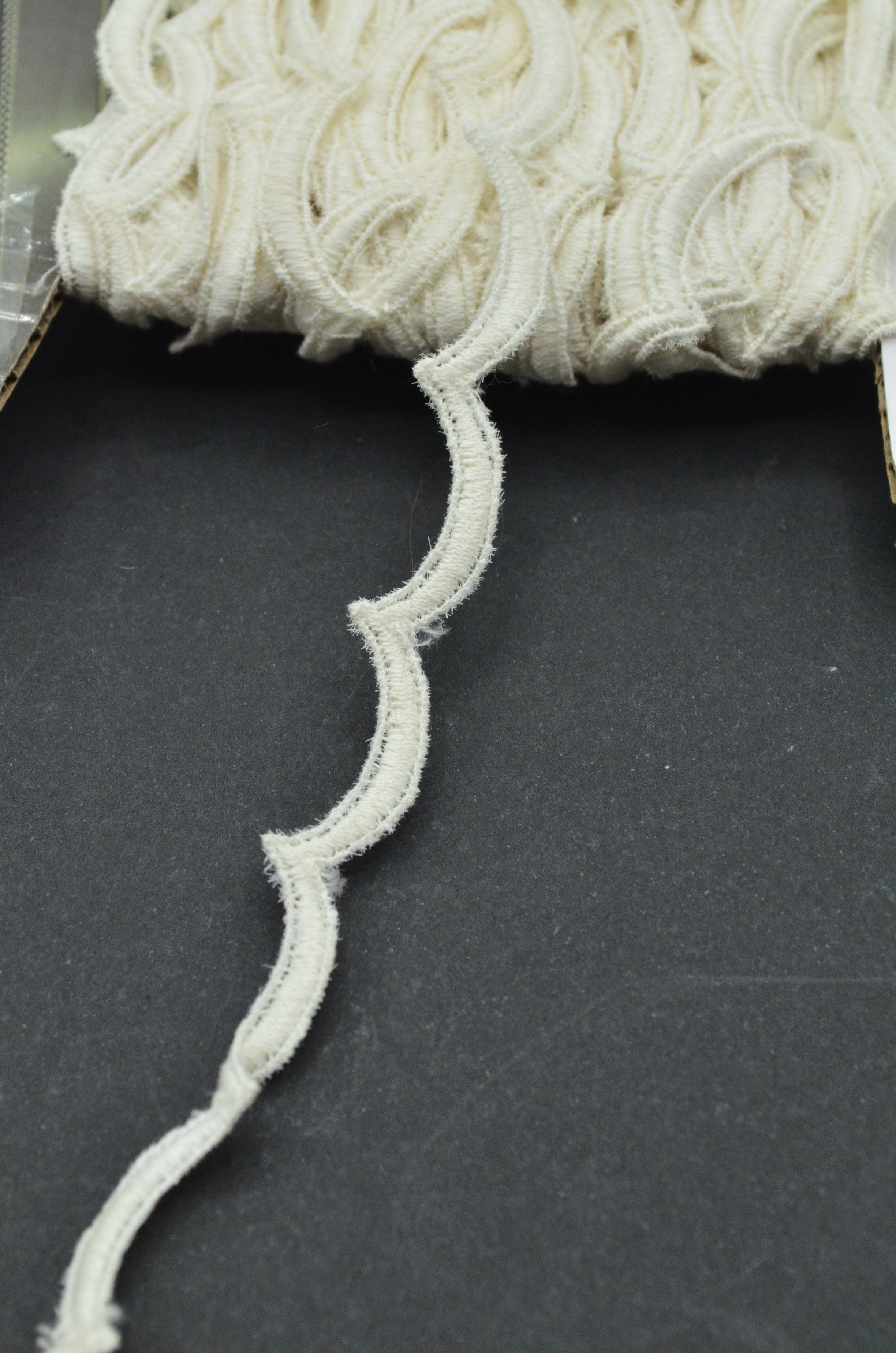 Banda De Bumbac 6mm, Ivoire