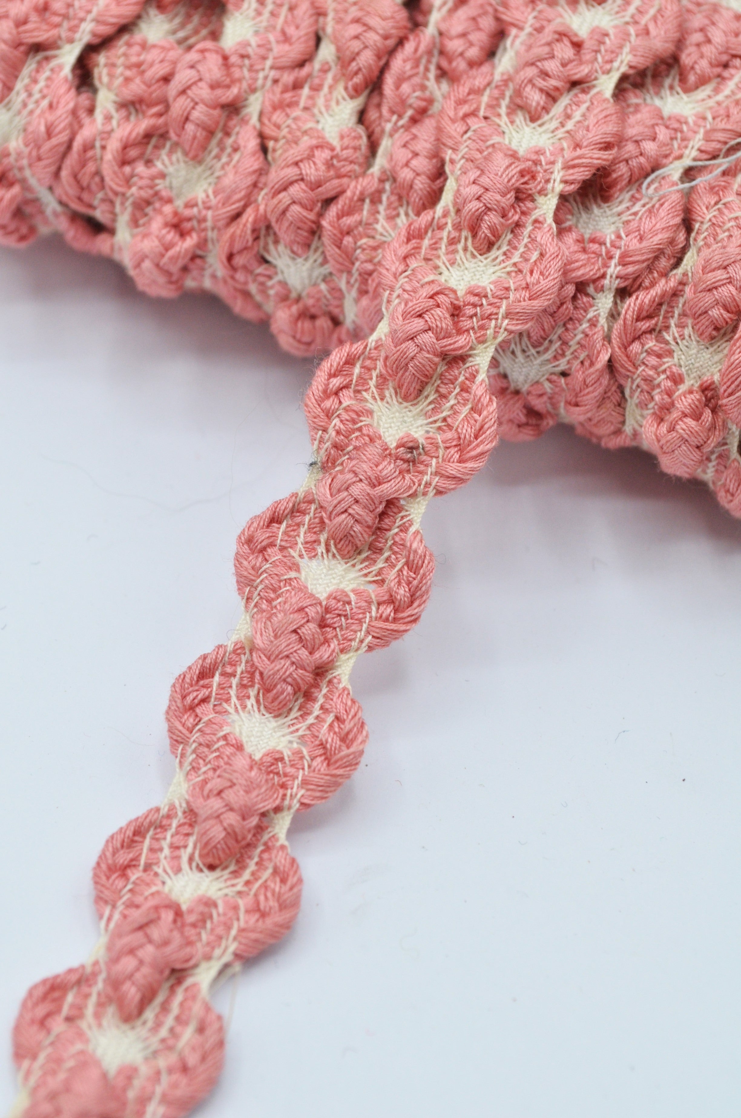 Pasmanterie De Bumbac, 18mm, Roz