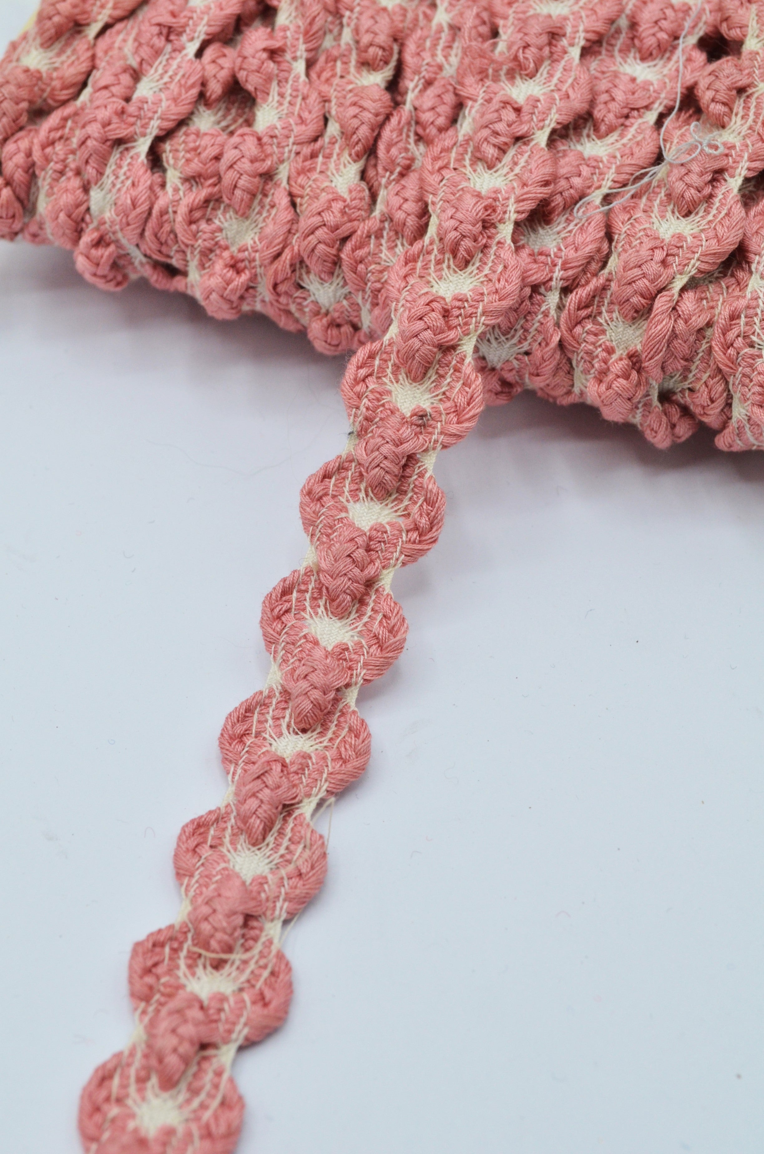 Pasmanterie De Bumbac, 18mm, Roz