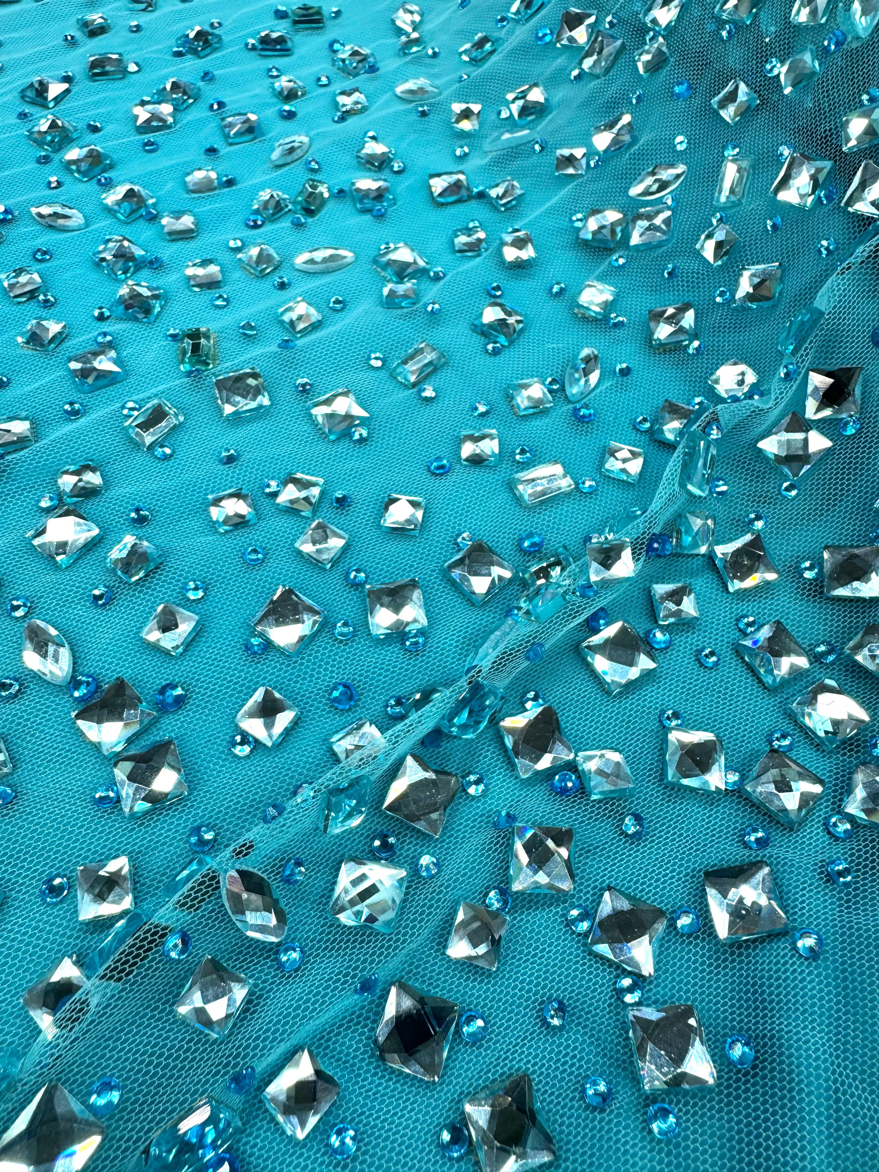 Tull cu pietre - Turcoaz