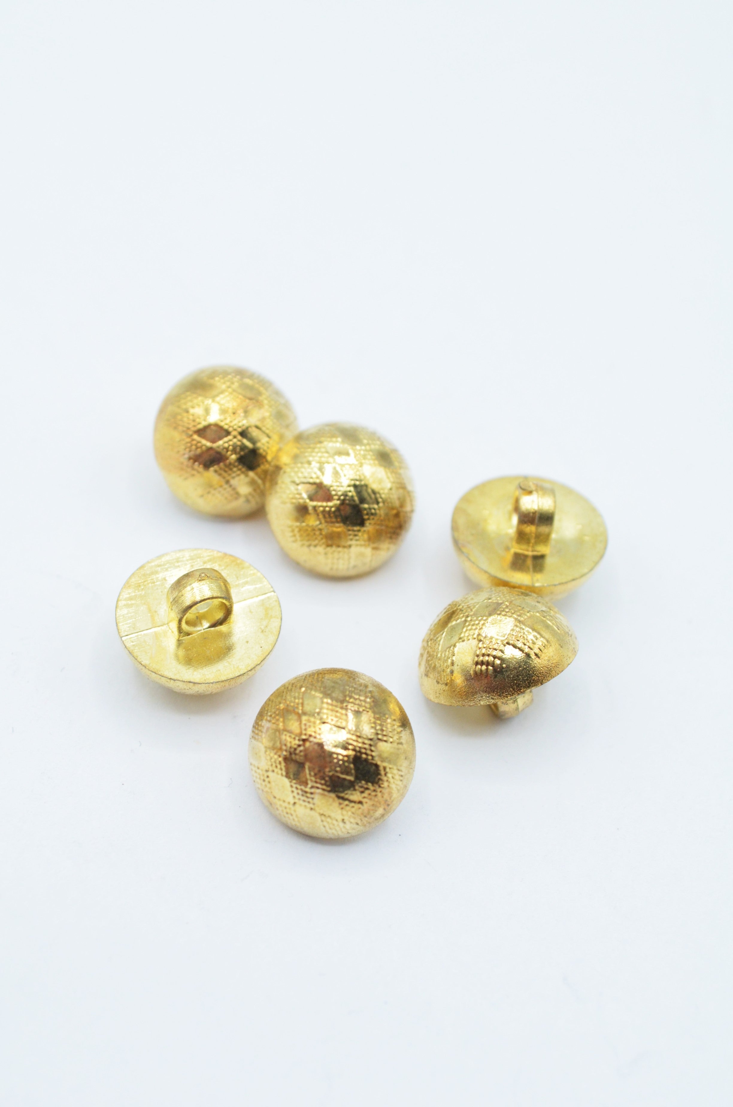 Nasturi De Plastic 13mm, Auriu