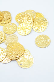 Banuti Metalici Aurii, 19mm (20gr/Pachet)