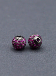 Distantiera Argint 925 Cu Pietre 8mm, Pret Pe Bucata