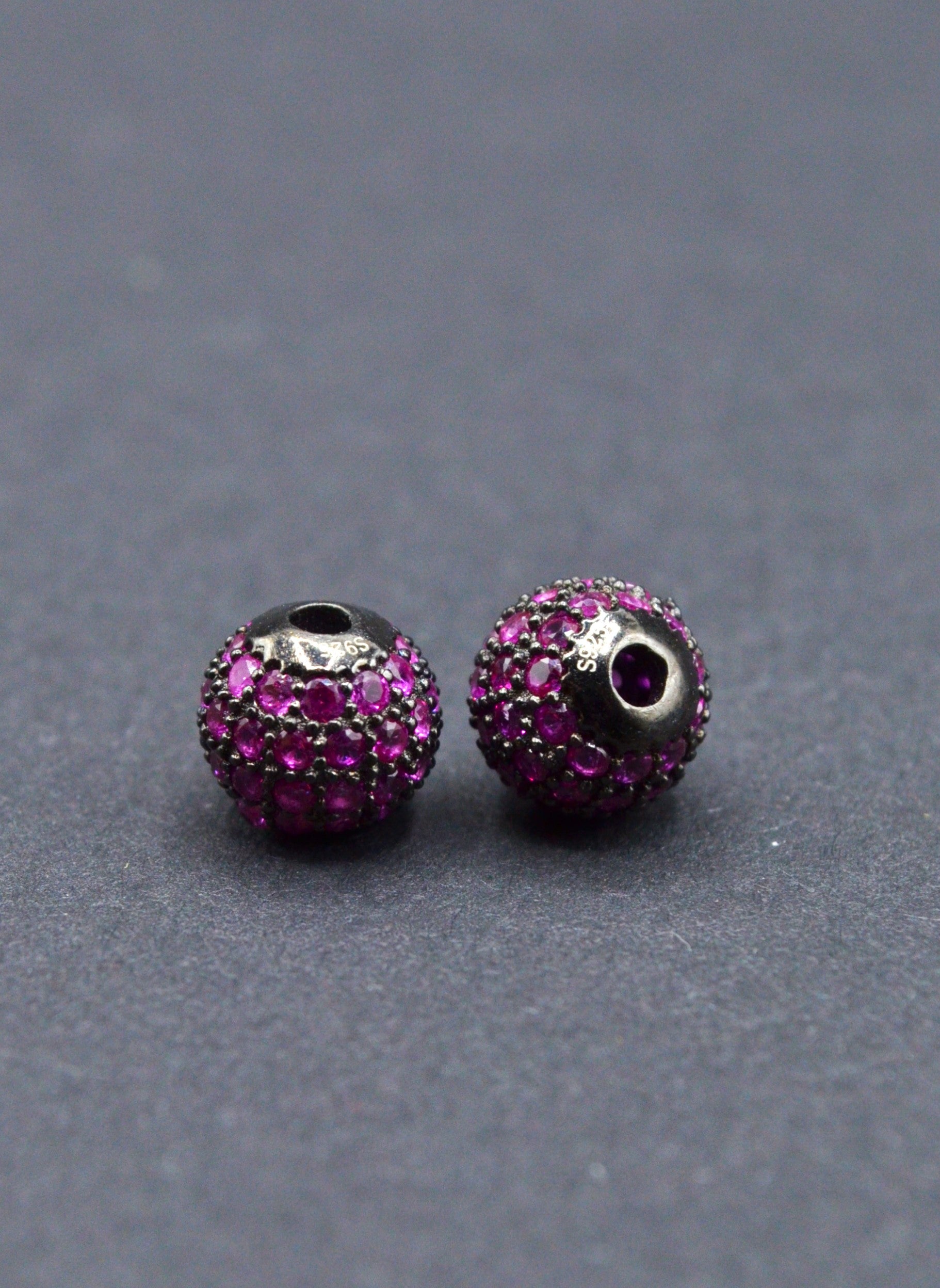 Distantiera Argint 925 Cu Pietre 8mm, Pret Pe Bucata
