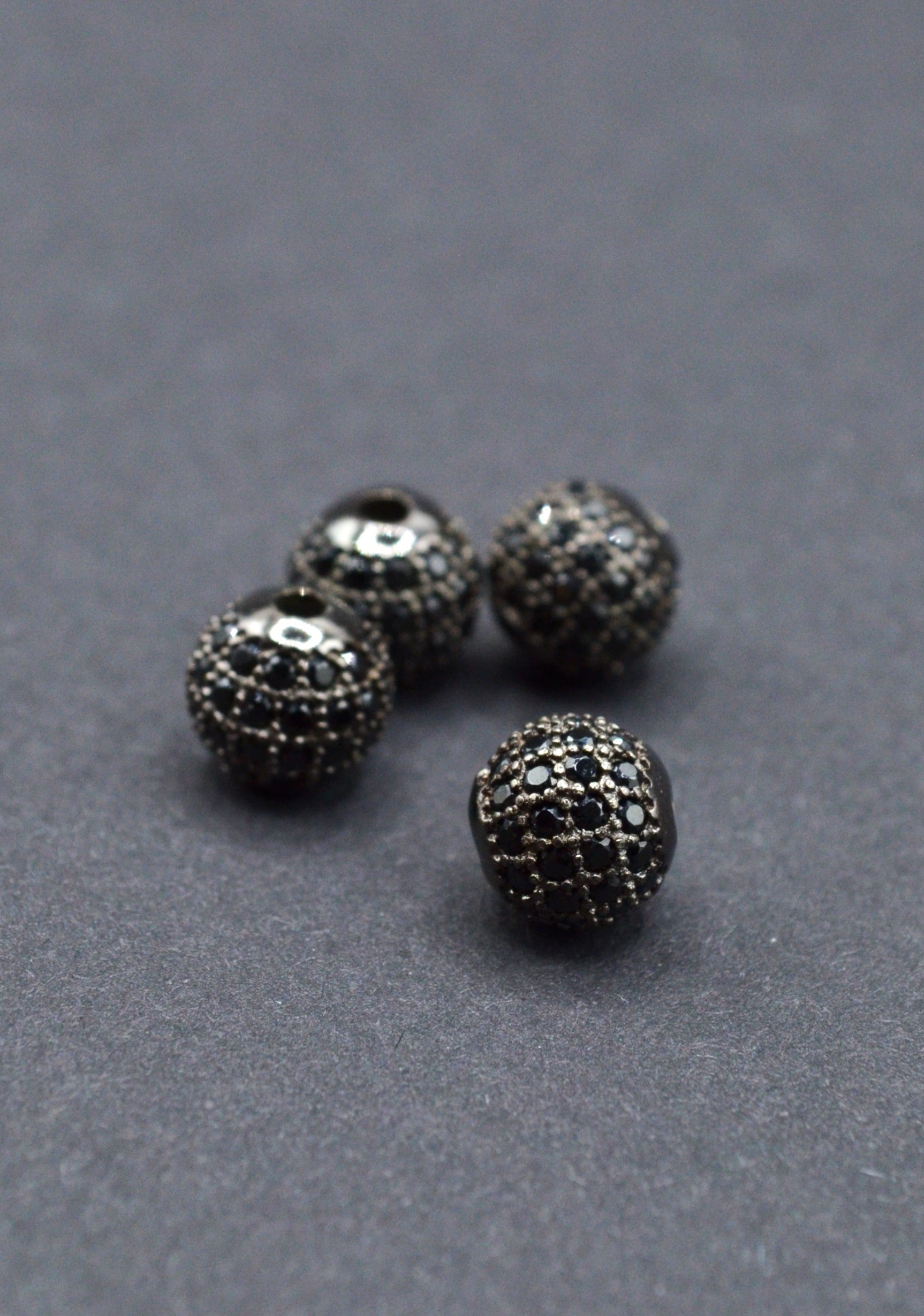 Distantiera Argint 925 Cu Pietre 8mm, Pret Pe Bucata