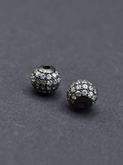 Distantiera Argint 925 Cu Pietre 8mm, Pret Pe Bucata