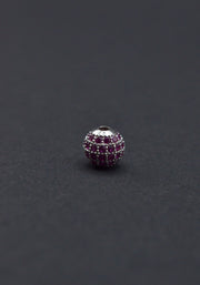 Distantiera Argint 925 Cu Pietre 8mm, Pret Pe Bucata