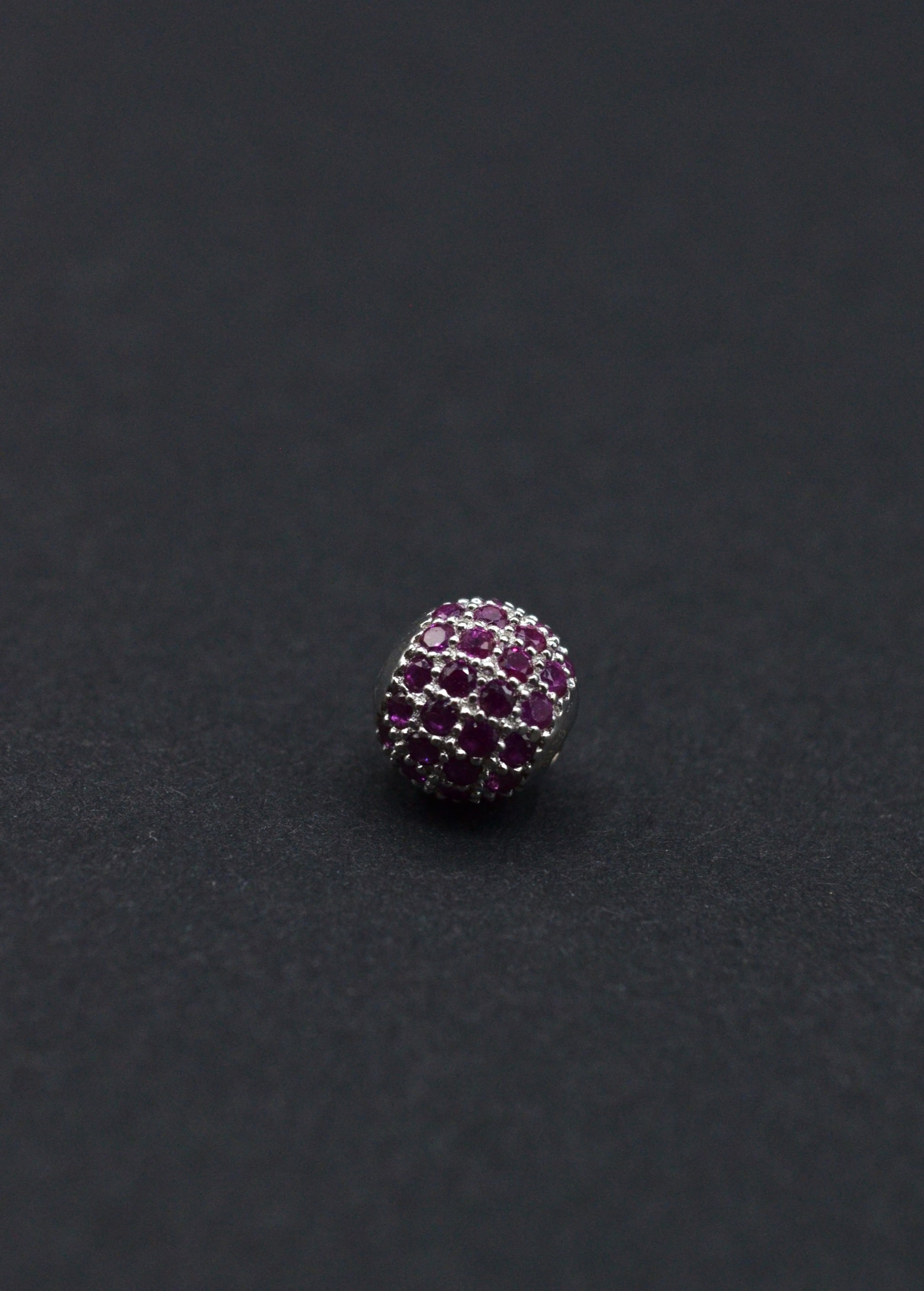 Distantiera Argint 925 Cu Pietre 8mm, Pret Pe Bucata