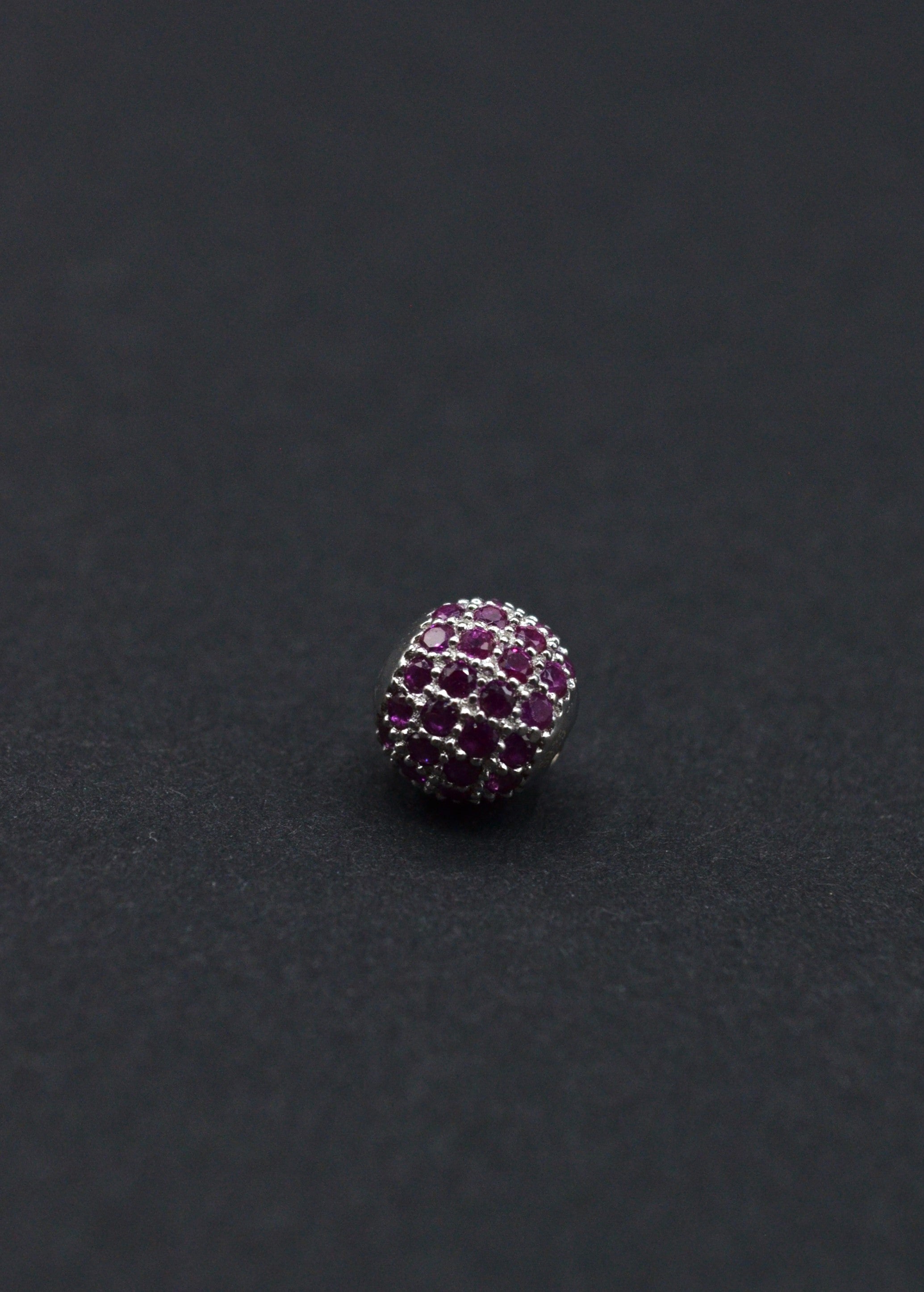 Distantiera Argint 925 Cu Pietre 8mm, Pret Pe Bucata