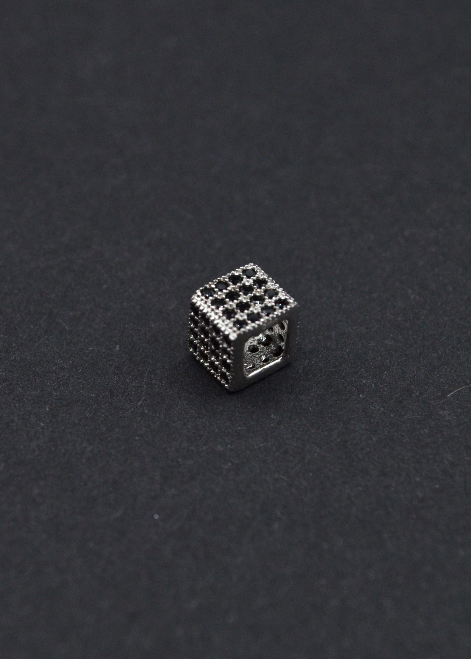Distantiera Argint 925 Cu Pietre 6mm, Pret Pe Bucata