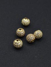 Distantiera Argint 925 Cu Pietre 8mm, Pret Pe Bucata
