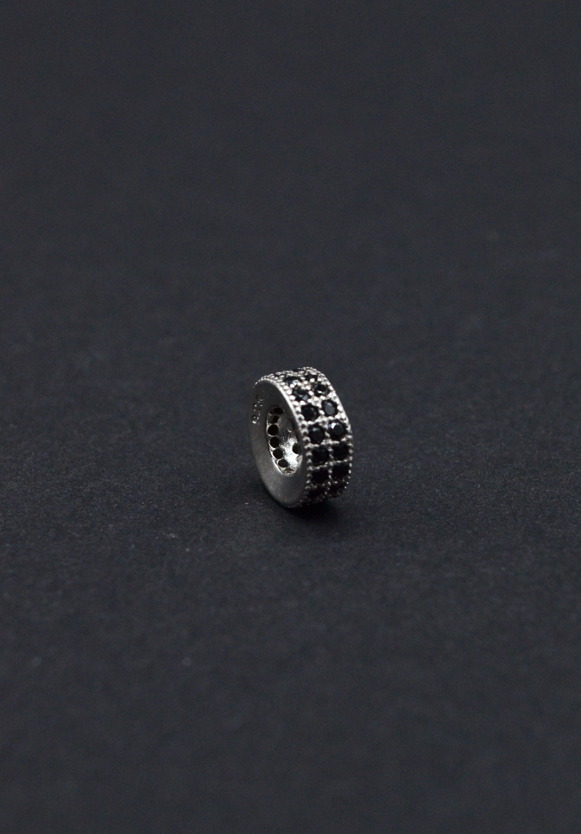 Distantiera Argint 925 Cu Pietre 4x10mm, Pret Pe Bucata