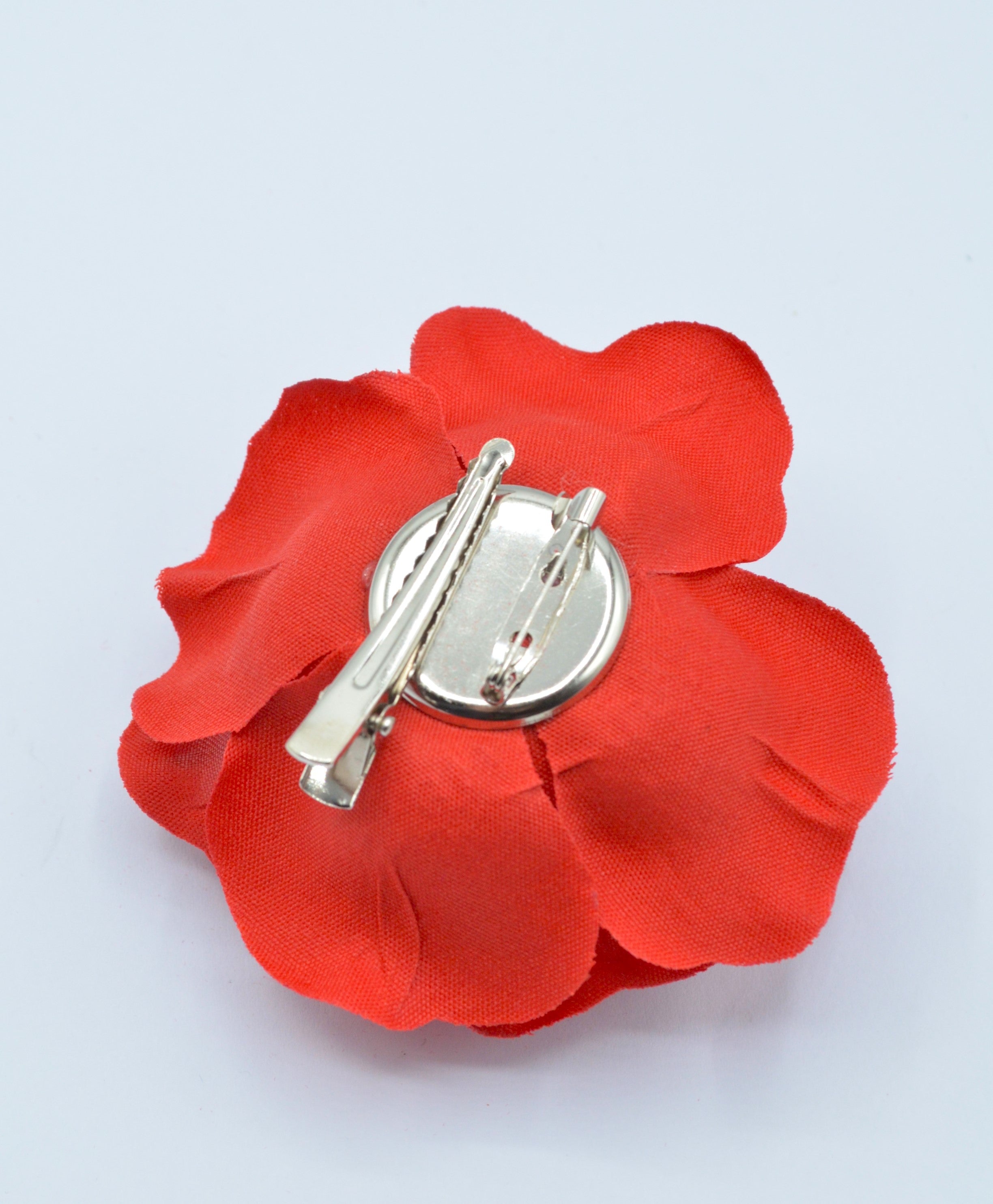 Floare Cu Clips Si Brosa 8cm