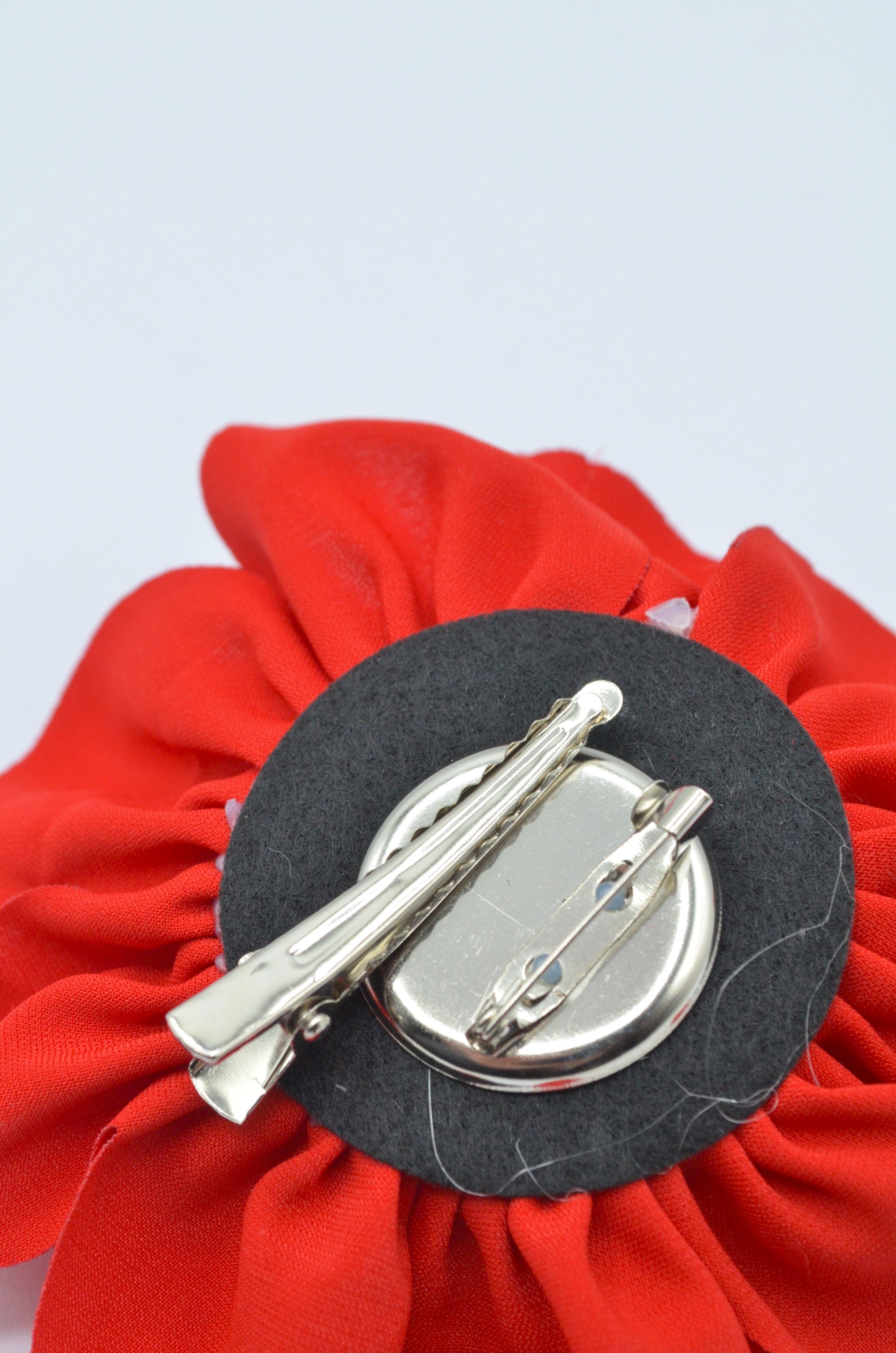 Floare Cu Clips Si Brosa 10cm